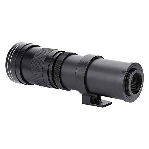 Kamera Teleobjektiv, 420-800 mm 1: 8,3-16 Teleobjektiv Manuelles Zoomobjektiv für Canon Nikon Sony Pentax DSLR-Kamera(Canon EF Port) von BigKing