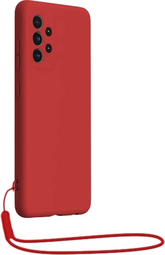 BIGBEN Weiche Schutzhülle mit Armband für Samsung Galaxy A53, Rot von Bigben Connected