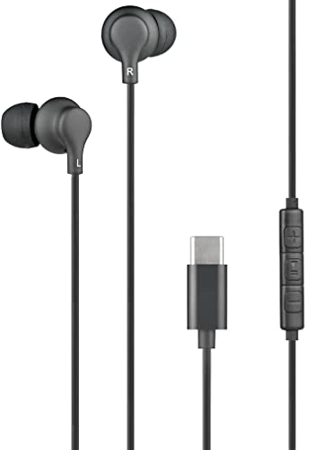 Bigben Kopfhörer USB C – 70% recycelter Kunststoff, Schwarz von Bigben Connected
