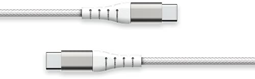Force Power Câble Renforcé USB C/USB C 1,2 m 3A Garantie Blanc Lite von Bigben Connected