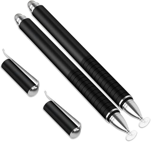 Set mit 2 Stylus-Stiften, kapazitiv, hohe Präzision, 2-in-1, Schwarz von Bigben Connected