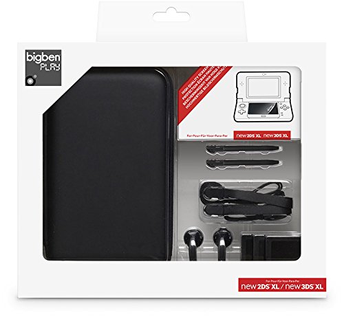 Nintendo New 2DS XL - Starter Pack Essential XL (farblich sortiert) von Bigben Interactive