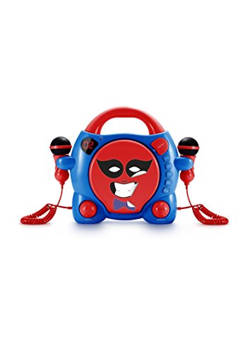 Big Ben, Portable CD Player met 2 Microphones - My Billy (Rood/Blauw) von Bigben