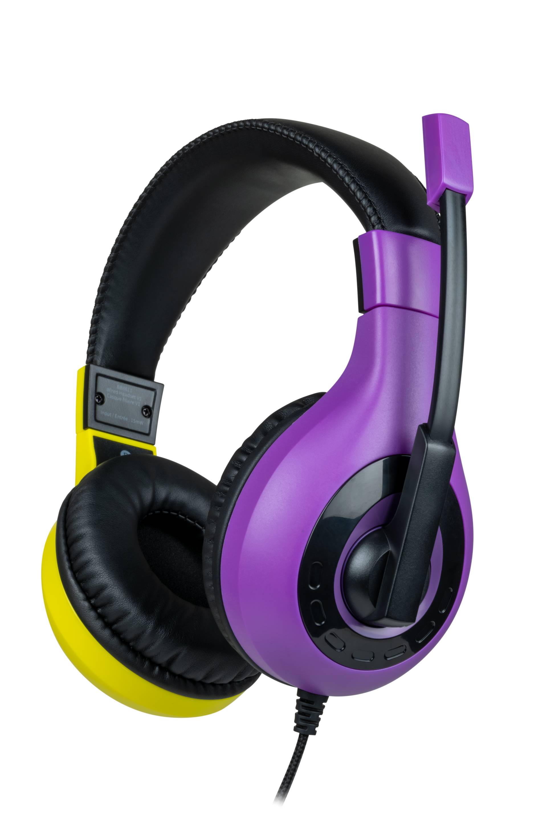 BigBen Interactive Stereo Gaming Headset V1 - Purple + Yellow (Switch) von Bigben