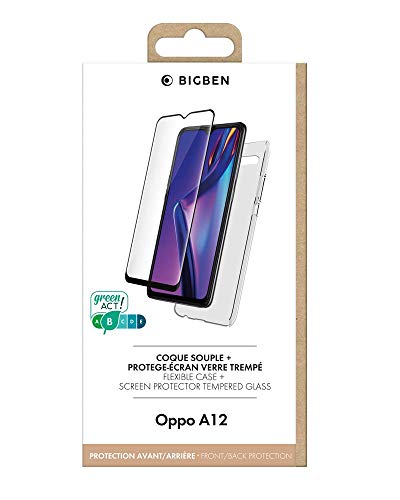 BigBen Oppo A12 Hülle transparent + Bildschirmschutz von Bigben