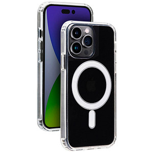 bigben Hybrid Case mit MagSafe Handy-Cover für Apple iPhone 14 Pro transparent von Bigben