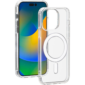 bigben Hybrid Case mit MagSafe Handy-Cover für Apple iPhone 15 Pro transparent von Bigben