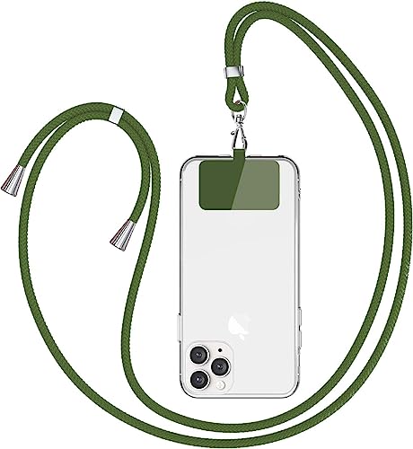 Bigcousin Handykette Universal,Universelles Handy um den Hals hängend,Handy Lanyard geeignet für meisten Smartphones,Grasgrün von Bigcousin