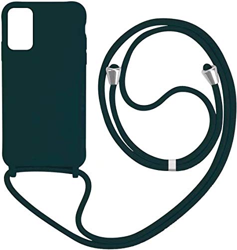 Bigcousin Handykette kompatibel mit Samsung Galaxy Note 20 Ultra,Handyhülle mit Band,Silikon Seil Necklace Hülle,Schutzhülle mit Kordel in Dunkelgrün Bigcousin Handykette kompatibel mit Samsung Galaxy Note 20 Ultra,Handyhülle mit Band,Silikon Seil Necklace Hülle,Schutzhülle mit Kordel in Dunkelgrün von Bigcousin