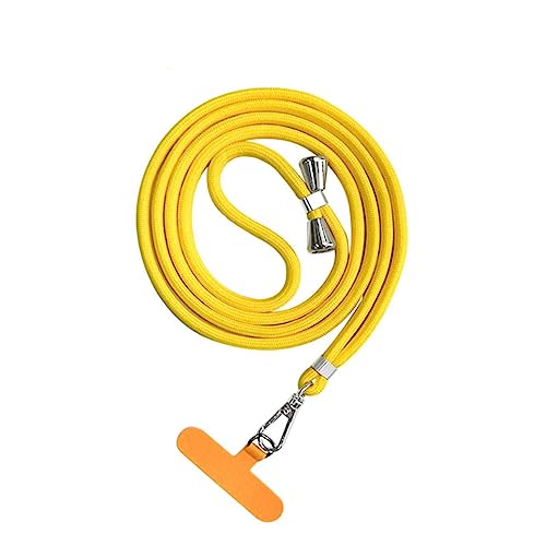 Bigcousin Universale Handykette,Handyband passend für Standard Handyhülle,Kette zum Umhängen mit Pad Handy Lanyard,verstellbar und abnehmbar,Gelb Bigcousin Universale Handykette,Handyband passend für Standard Handyhülle,Kette zum Umhängen mit Pad Handy Lanyard,verstellbar und abnehmbar,Gelb von Bigcousin