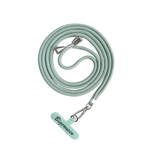 Bigcousin Universale Handykette,Handyband passend für Standard Handyhülle,Kette zum Umhängen mit Pad Handy Lanyard,verstellbar und abnehmbar,Matcha Grün Bigcousin Universale Handykette,Handyband passend für Standard Handyhülle,Kette zum Umhängen mit Pad Handy Lanyard,verstellbar und abnehmbar,Matcha Grün von Bigcousin
