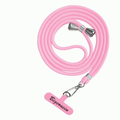 Bigcousin Universale Handykette,Handyband passend für Standard Handyhülle,Kette zum Umhängen mit Pad Handy Lanyard,verstellbar und abnehmbar,Pink Bigcousin Universale Handykette,Handyband passend für Standard Handyhülle,Kette zum Umhängen mit Pad Handy Lanyard,verstellbar und abnehmbar,Pink von Bigcousin