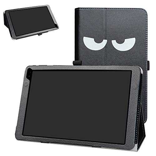 Barnes & Noble Nook Tablet 10 Schutzhülle, großes PU-Leder, 25,7 cm (10,1 Zoll), mit Standfunktion, für Barnes & Noble Nook Tablet 10 (BNTV650) Tablet, Don't Touch von Bige