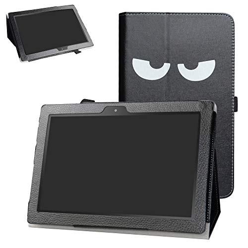 Bige Schutzhülle für Digiland DL1016 / DL1018A 25,7 cm (10,1 Zoll) Tablet, PU-Leder, 2-Fach faltbar Don't Touch von Bige