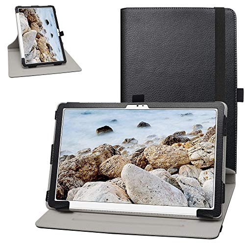 Bige Schutzhülle für Galaxy Tab A7, 10,4 cm drehbar, um 360 Grad drehbarer Ständer mit niedlichem Muster für Samsung Galaxy Tab A7 10.4 2020 (SM-T500/T505/T507) 10,4 Zoll Tablet, Schwarz von Bige
