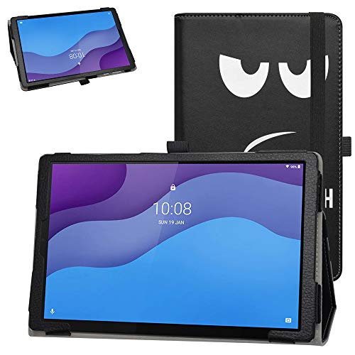 Bige Schutzhülle für Lenovo Tab M10 HD (2. Generation), PU-Leder, 2-fach klappbarer Ständer, Schutzhülle für Lenovo Tab M10 HD (2. Generation) TB-X306X Tablet, Don't Touch von Bige