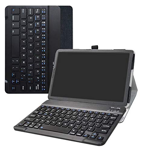 Bige Schutzhülle für Samsung Galaxy TAB S5e SM-T720 /T725 Tablet mit 26,7 cm (10,5") (PU-Leder, mit Standfunktion) Schwarz schwarz von Bige