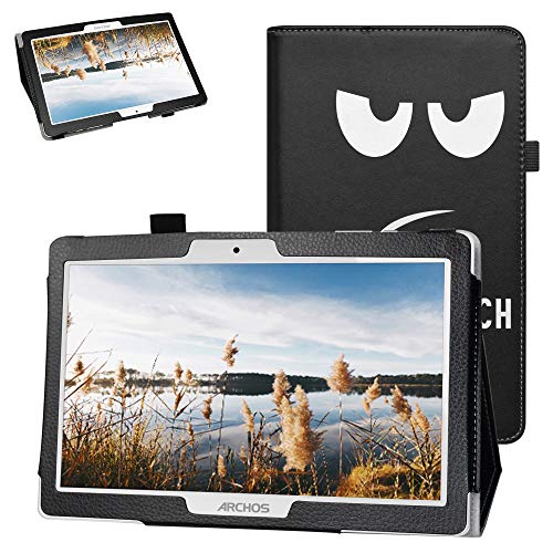 Digiland DL1036 10.1 Tablet-Schutzhülle, Hüllen für Tablets, großes PU-Leder, 2-fach klappbarer Ständer, Schutzhülle für Digiland DL1036 Tablet (nicht für DL1016/DL1023), Don't Touch von Bige