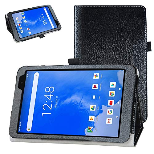 Schutzhülle für Winnovo T8 20,3 cm (8 Zoll) Android 9.0 Tablet, PU-Leder Schwarz schwarz von Bige
