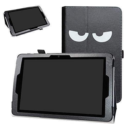 Schutzhülle für ZTE ZPad 25,4 cm (10 Zoll) Tablet-PC, großes PU-Leder, 25,4 cm (10 Zoll) (Modell K90U) Tablet, Don't Touch von Bige