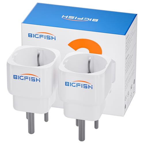 Bigfish Reiseadapter Typ D 2 Pack, Reiseadapter Indien, Reiseadapter Sri Lanka (teilweise), Typ D Adapter für EU zu Indien/Nepal/Sri Lanka (teilweise), Weiß von Bigfish