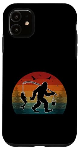 Bigfoot Angelabenteuer Retro Sasquatch Fisherman Vintage Hülle für iPhone 11 Bigfoot Angelabenteuer Retro Sasquatch Fisherman Vintage Hülle für iPhone 11 von Bigfoot Fishing Adventure Retro Fishing Vibes tees