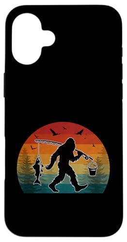 Bigfoot Angelabenteuer Retro Sasquatch Fisherman Vintage Hülle für iPhone 16 Plus Bigfoot Angelabenteuer Retro Sasquatch Fisherman Vintage Hülle für iPhone 16 Plus von Bigfoot Fishing Adventure Retro Fishing Vibes tees