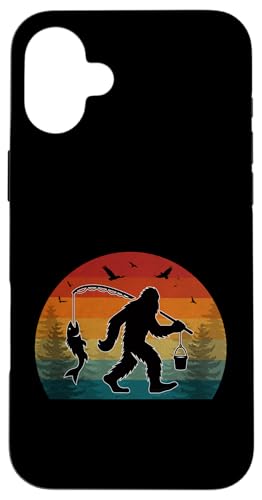 Bigfoot Angelabenteuer Retro Sasquatch Fisherman Vintage Hülle für iPhone 16 Plus Bigfoot Angelabenteuer Retro Sasquatch Fisherman Vintage Hülle für iPhone 16 Plus von Bigfoot Fishing Adventure Retro Fishing Vibes tees