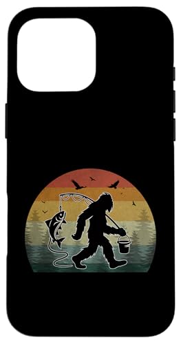 Bigfoot Angelabenteuer Retro Sasquatch Fisherman Vintage Hülle für iPhone 16 Pro Max Bigfoot Angelabenteuer Retro Sasquatch Fisherman Vintage Hülle für iPhone 16 Pro Max von Bigfoot Fishing Adventure Retro Fishing Vibes tees