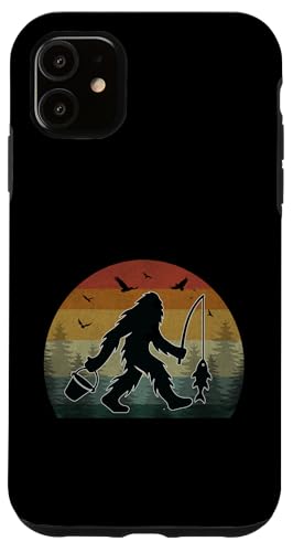 Bigfoot Fishing Adventure Retro Sunset Sasquatch Fang Bass Hülle für iPhone 11 Bigfoot Fishing Adventure Retro Sunset Sasquatch Fang Bass Hülle für iPhone 11 von Bigfoot Fishing Adventure Retro Fishing Vibes tees