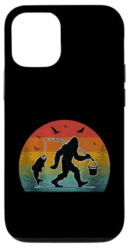 Bigfoot Fishing Adventure Retro Sunset Sasquatch Fang Bass Hülle für iPhone 12/12 Pro Bigfoot Fishing Adventure Retro Sunset Sasquatch Fang Bass Hülle für iPhone 12/12 Pro von Bigfoot Fishing Adventure Retro Fishing Vibes tees