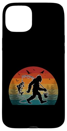 Bigfoot Fishing Adventure Retro Sunset Sasquatch Fang Bass Hülle für iPhone 15 Plus Bigfoot Fishing Adventure Retro Sunset Sasquatch Fang Bass Hülle für iPhone 15 Plus von Bigfoot Fishing Adventure Retro Fishing Vibes tees