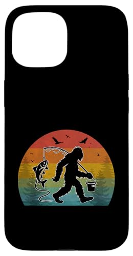 Bigfoot Fishing Adventure Retro Sunset Sasquatch Fang Bass Hülle für iPhone 15 Bigfoot Fishing Adventure Retro Sunset Sasquatch Fang Bass Hülle für iPhone 15 von Bigfoot Fishing Adventure Retro Fishing Vibes tees