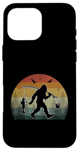 Bigfoot Fishing Adventure Retro Sunset Sasquatch Fang Bass Hülle für iPhone 16 Pro Max Bigfoot Fishing Adventure Retro Sunset Sasquatch Fang Bass Hülle für iPhone 16 Pro Max von Bigfoot Fishing Adventure Retro Fishing Vibes tees