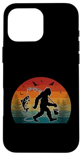 Bigfoot Fishing Adventure Retro Sunset Sasquatch Fang Bass Hülle für iPhone 16 Pro Max Bigfoot Fishing Adventure Retro Sunset Sasquatch Fang Bass Hülle für iPhone 16 Pro Max von Bigfoot Fishing Adventure Retro Fishing Vibes tees