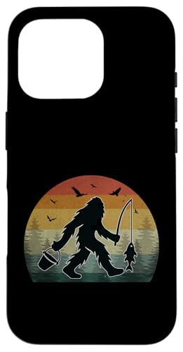 Bigfoot Fishing Adventure Retro Sunset Sasquatch Fang Bass Hülle für iPhone 16 Pro Bigfoot Fishing Adventure Retro Sunset Sasquatch Fang Bass Hülle für iPhone 16 Pro von Bigfoot Fishing Adventure Retro Fishing Vibes tees