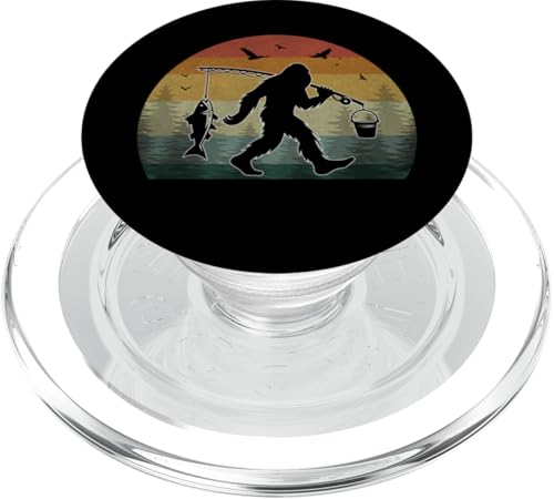 Bigfoot Fishing Adventure Retro Sunset Sasquatch Fang Bass PopSockets PopGrip für MagSafe Bigfoot Fishing Adventure Retro Sunset Sasquatch Fang Bass PopSockets PopGrip für MagSafe von Bigfoot Fishing Adventure Retro Fishing Vibes tees