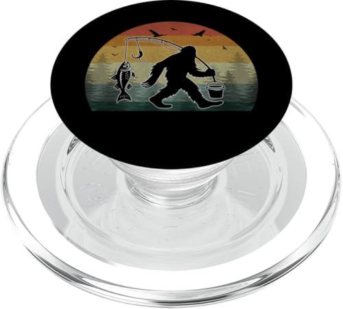 Bigfoot Fishing Adventure Retro Sunset Sasquatch Fang Bass PopSockets PopGrip für MagSafe Bigfoot Fishing Adventure Retro Sunset Sasquatch Fang Bass PopSockets PopGrip für MagSafe von Bigfoot Fishing Adventure Retro Fishing Vibes tees