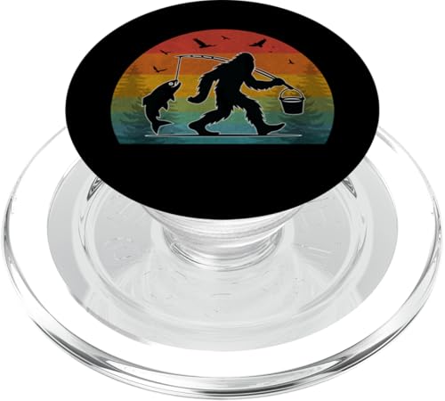 Bigfoot Fishing Adventure Retro Sunset Sasquatch Fang Bass PopSockets PopGrip für MagSafe Bigfoot Fishing Adventure Retro Sunset Sasquatch Fang Bass PopSockets PopGrip für MagSafe von Bigfoot Fishing Adventure Retro Fishing Vibes tees