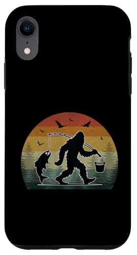 Bigfoot Wilderness Angeln Abenteuer Retro Hülle für iPhone XR Bigfoot Wilderness Angeln Abenteuer Retro Hülle für iPhone XR von Bigfoot Fishing Adventure Retro Fishing Vibes tees