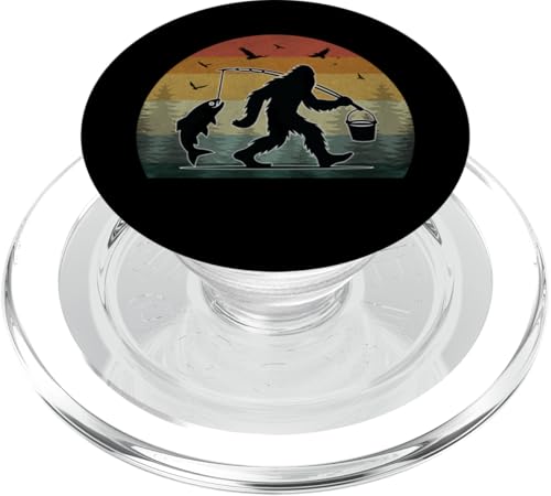 Bigfoot Wilderness Angeln Abenteuer Retro PopSockets PopGrip für MagSafe Bigfoot Wilderness Angeln Abenteuer Retro PopSockets PopGrip für MagSafe von Bigfoot Fishing Adventure Retro Fishing Vibes tees