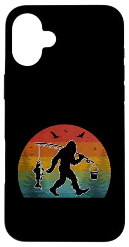 Bigfoot Wildnis Angeln Abenteuer Retro Sasquatch Angeln Hülle für iPhone 16 Plus Bigfoot Wildnis Angeln Abenteuer Retro Sasquatch Angeln Hülle für iPhone 16 Plus von Bigfoot Fishing Adventure Retro Fishing Vibes tees