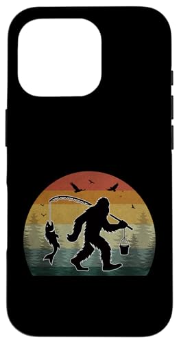 Bigfoot Wildnis Angeln Abenteuer Retro Sasquatch Angeln Hülle für iPhone 16 Pro Bigfoot Wildnis Angeln Abenteuer Retro Sasquatch Angeln Hülle für iPhone 16 Pro von Bigfoot Fishing Adventure Retro Fishing Vibes tees