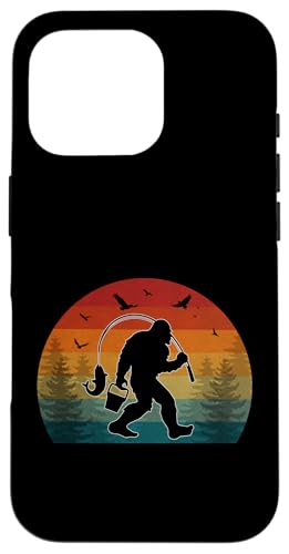 Bigfoot Wildnis Angeln Abenteuer Retro Sasquatch Angeln Hülle für iPhone 16 Pro Bigfoot Wildnis Angeln Abenteuer Retro Sasquatch Angeln Hülle für iPhone 16 Pro von Bigfoot Fishing Adventure Retro Fishing Vibes tees
