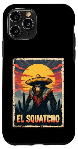 Lustiges Bigfoot Outfit Sasquatch Design mit El Squatcho Hülle für iPhone 11 Pro Lustiges Bigfoot Outfit Sasquatch Design mit El Squatcho Hülle für iPhone 11 Pro von Bigfoot Kostüm Mexico Cinco de Mayo Burrito Taco