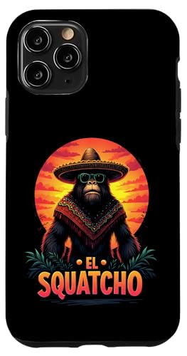 Lustiges Bigfoot Outfit Sasquatch Design mit El Squatcho Hülle für iPhone 11 Pro Lustiges Bigfoot Outfit Sasquatch Design mit El Squatcho Hülle für iPhone 11 Pro von Bigfoot Kostüm Mexico Cinco de Mayo Burrito Taco