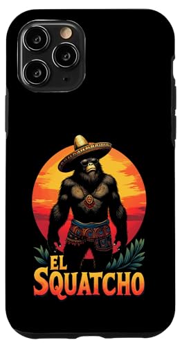 Lustiges Bigfoot Outfit Sasquatch Design mit El Squatcho Hülle für iPhone 11 Pro Lustiges Bigfoot Outfit Sasquatch Design mit El Squatcho Hülle für iPhone 11 Pro von Bigfoot Kostüm Mexico Cinco de Mayo Burrito Taco