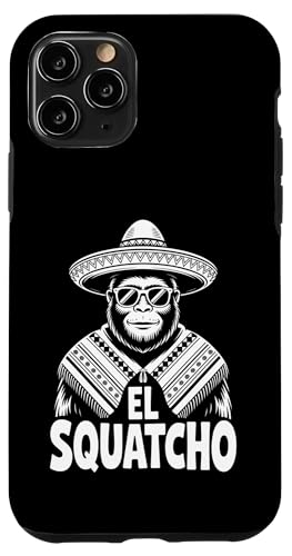 Lustiges Bigfoot Outfit Sasquatch Design mit El Squatcho Hülle für iPhone 11 Pro Lustiges Bigfoot Outfit Sasquatch Design mit El Squatcho Hülle für iPhone 11 Pro von Bigfoot Kostüm Mexico Cinco de Mayo Burrito Taco