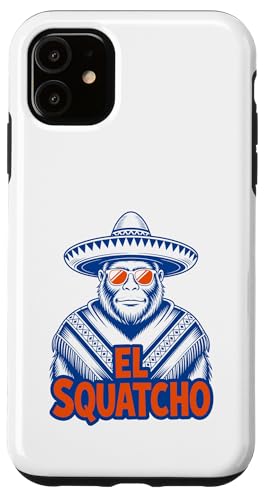 Lustiges Bigfoot Outfit Sasquatch Design mit El Squatcho Hülle für iPhone 11 Lustiges Bigfoot Outfit Sasquatch Design mit El Squatcho Hülle für iPhone 11 von Bigfoot Kostüm Mexico Cinco de Mayo Burrito Taco