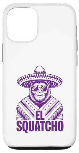 Lustiges Bigfoot Outfit Sasquatch Design mit El Squatcho Hülle für iPhone 12/12 Pro Lustiges Bigfoot Outfit Sasquatch Design mit El Squatcho Hülle für iPhone 12/12 Pro von Bigfoot Kostüm Mexico Cinco de Mayo Burrito Taco